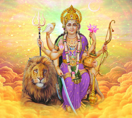 Information on Sri Durga Ashtottara Sata Namavali 108 Names of Goddess Durga Devi 